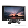 POS displays 7 inch resistive touch LCD monitor 4-wire resistive built-in VGA/AV/USB port desktop